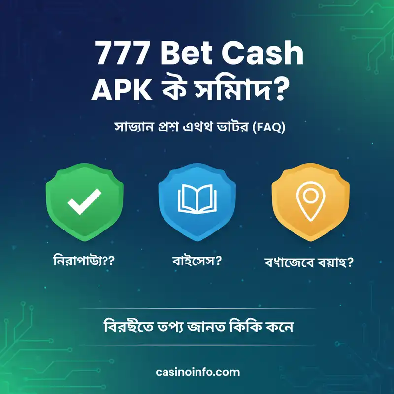 777 Bet Cash APK নিরাপত্তা এবং সাধারণ প্রশ্নাবলী